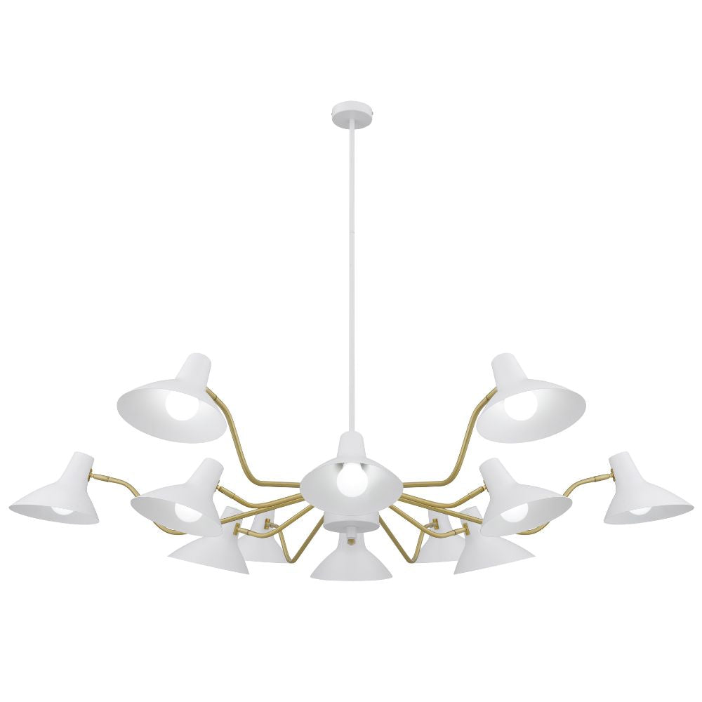 Telbix FARBON Pendant - 12 Light Metal-Telbix-Ozlighting.com.au