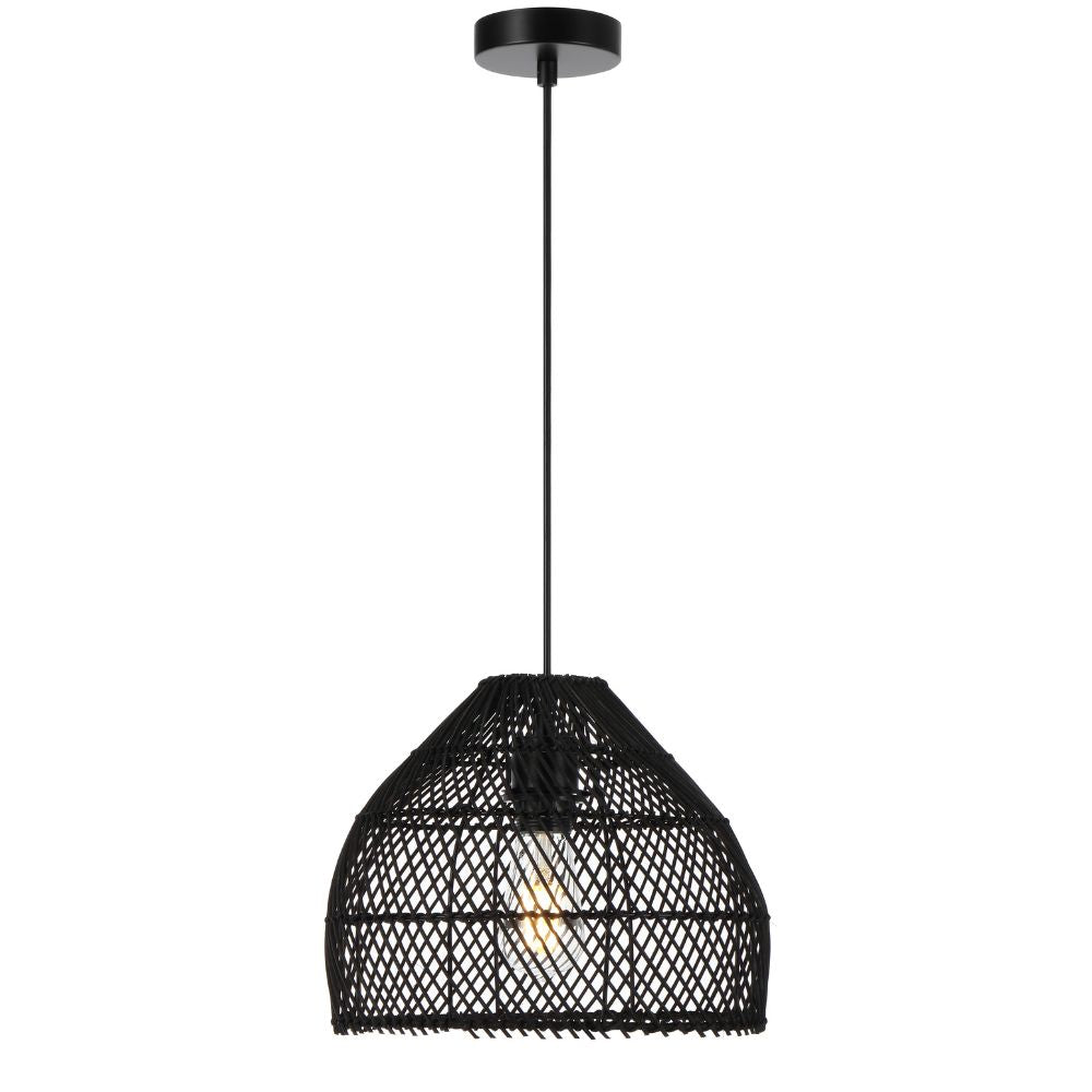 Telbix FRYA 30 Pendant - 1 Light Hand-Woven Rattan-Telbix-Ozlighting.com.au