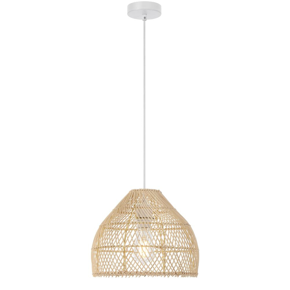 Telbix FRYA 30 Pendant - 1 Light Hand-Woven Rattan-Telbix-Ozlighting.com.au