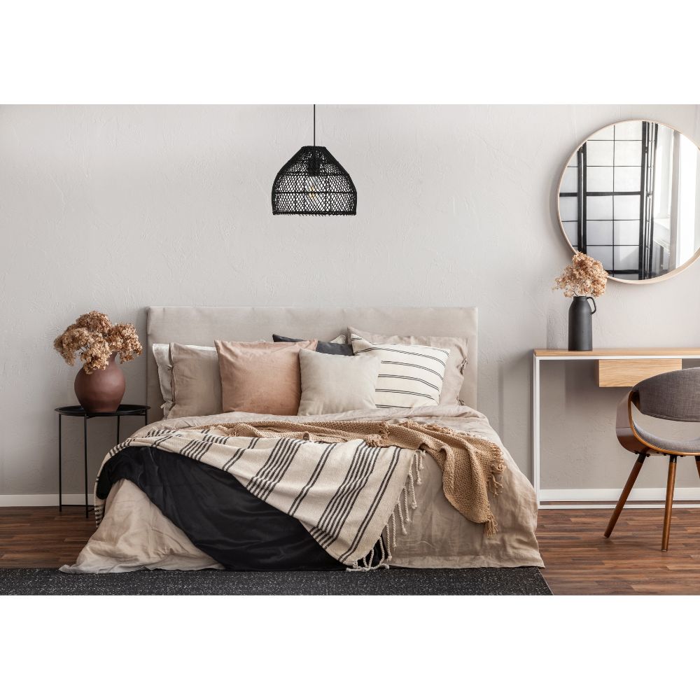 Telbix FRYA 30 Pendant - 1 Light Hand-Woven Rattan-Telbix-Ozlighting.com.au