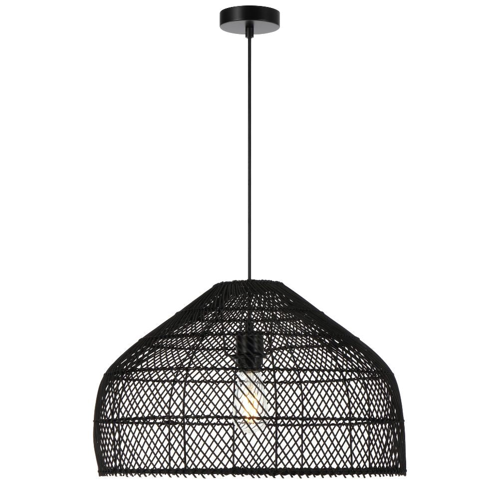 Telbix FRYA 50 Pendant - 1 Light Hand-Woven Rattan-Telbix-Ozlighting.com.au