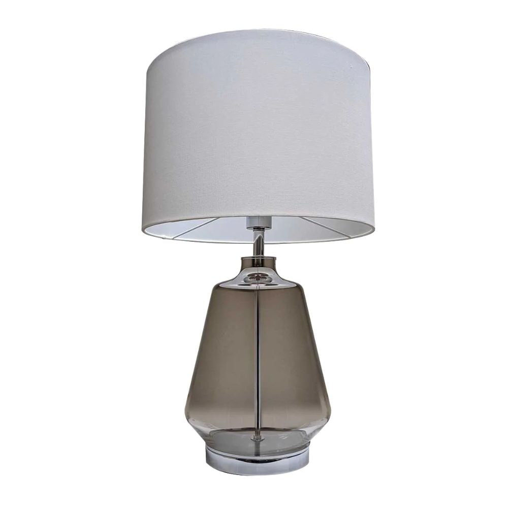 Telbix HARPER Table Lamp - 25W, Smoke White-Telbix-Ozlighting.com.au