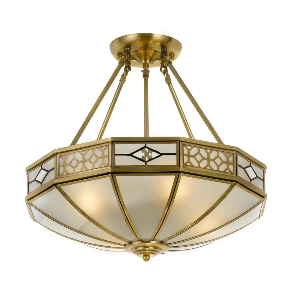 Telbix JAMES Pendant - 4 Light Close-To-Ceiling CTC Flush Bowl-Telbix-Ozlighting.com.au
