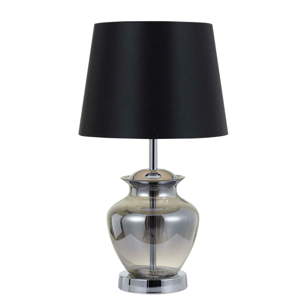 Telbix JUNE Table Lamp - 25W, Smoke Black-Telbix-Ozlighting.com.au