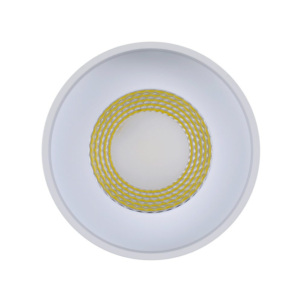 Telbix KEON LED Downlight - 10W, Dimmable Surface Mount, 3000K/5000K, White-Telbix-Ozlighting.com.au
