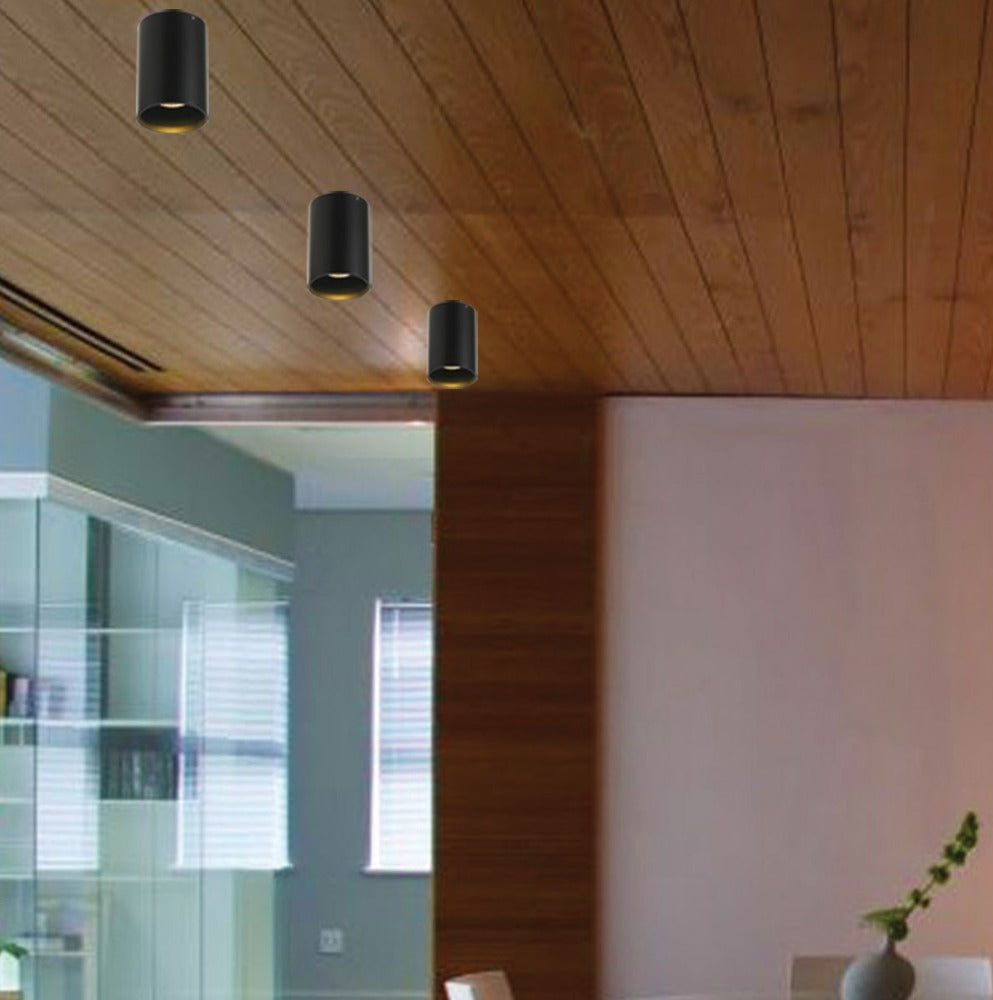 Telbix KEON LED Downlight - 10W, Dimmable Surface Mount, 3000K/5000K, White-Telbix-Ozlighting.com.au