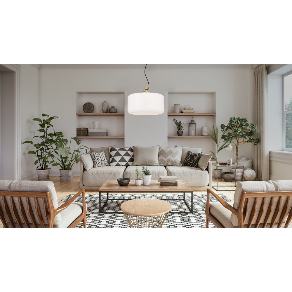 Telbix KOROVA Pendant - 1 Light Metal & Glass-Telbix-Ozlighting.com.au