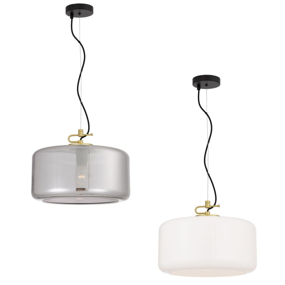 Telbix KOROVA Pendant - 1 Light Metal & Glass-Telbix-Ozlighting.com.au