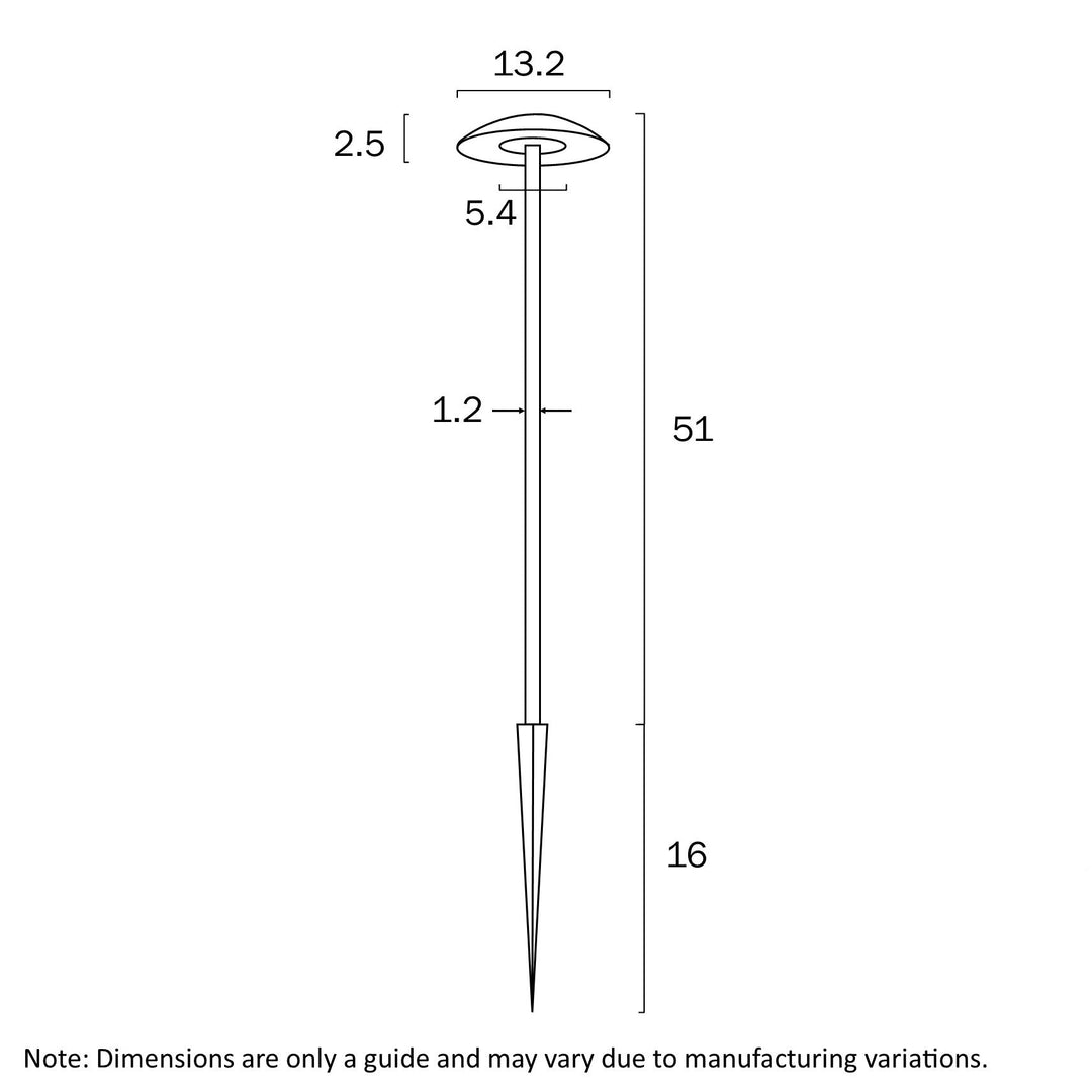 Telbix LUC - 3W 12/24V Exterior LED Garden Spike Light 3000K - DRIVER REQUIRED-Telbix-Ozlighting.com.au