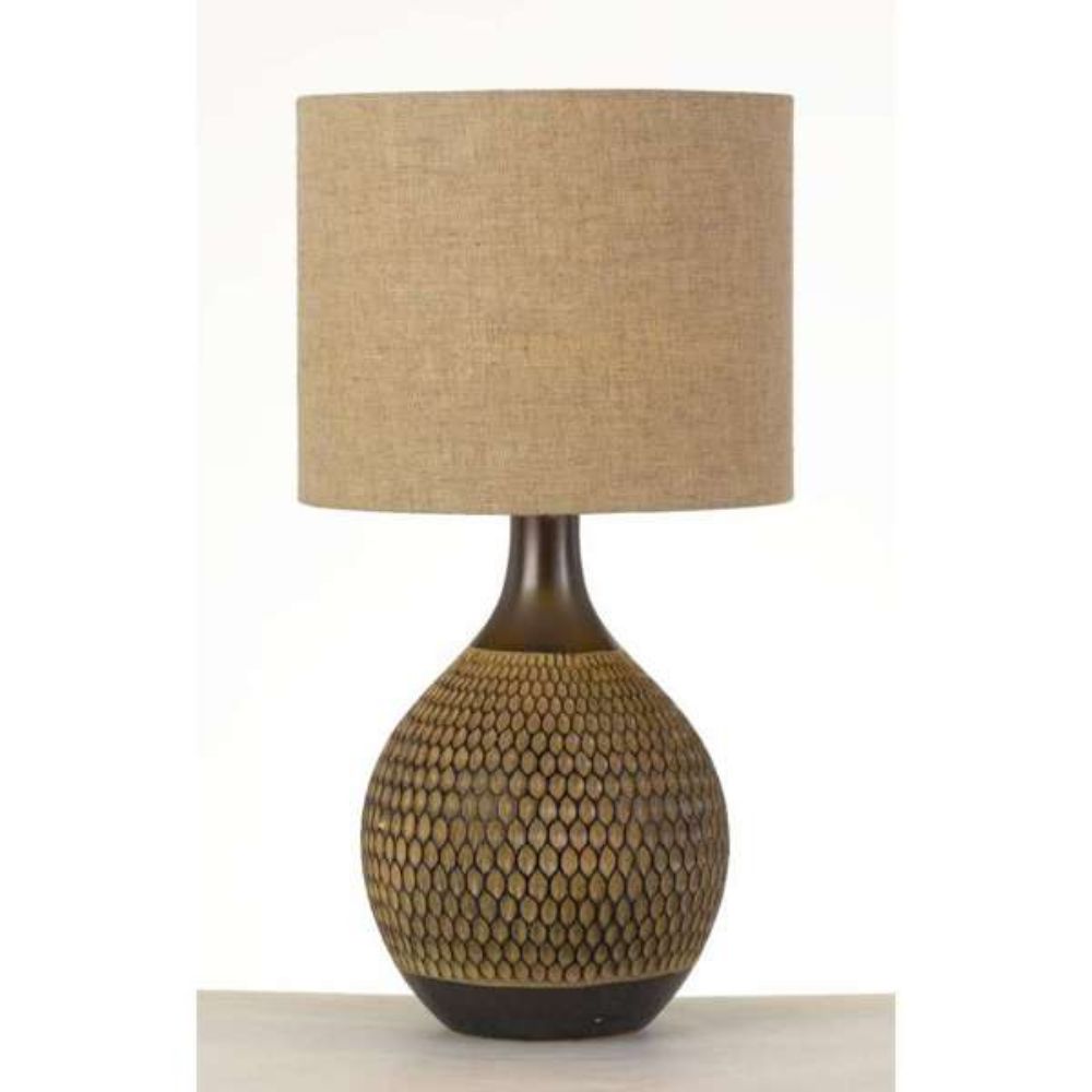 Delia frosted globe clearance table lamp