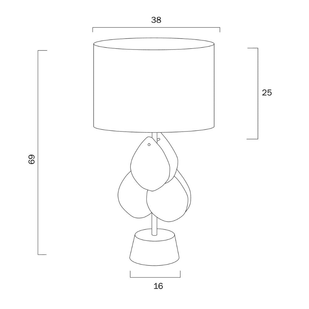 Telbix MELANIA Table Lamp - 25W-Telbix-Ozlighting.com.au