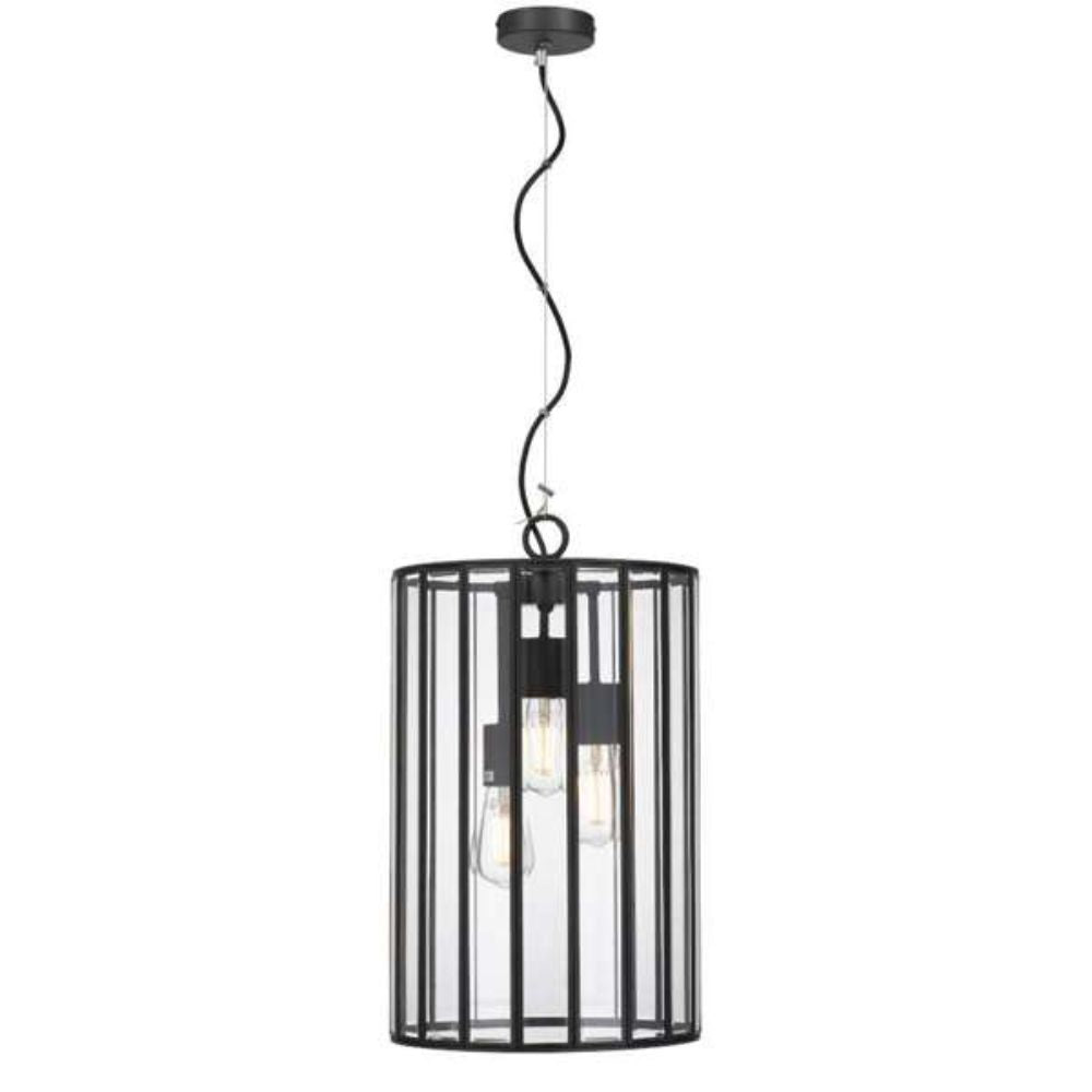 Telbix PRATT 30 Pendant - 3 Light, Black-Telbix-Ozlighting.com.au