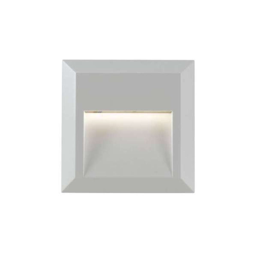 Telbix PRIMA Outdoor Step Light - Square Wall, IP65, 4000K-Telbix-Ozlighting.com.au
