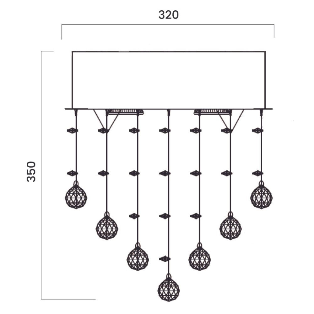 Telbix SAVINA Pendant - Close-To-Ceiling CTC Flush Crystal, Light-Telbix-Ozlighting.com.au