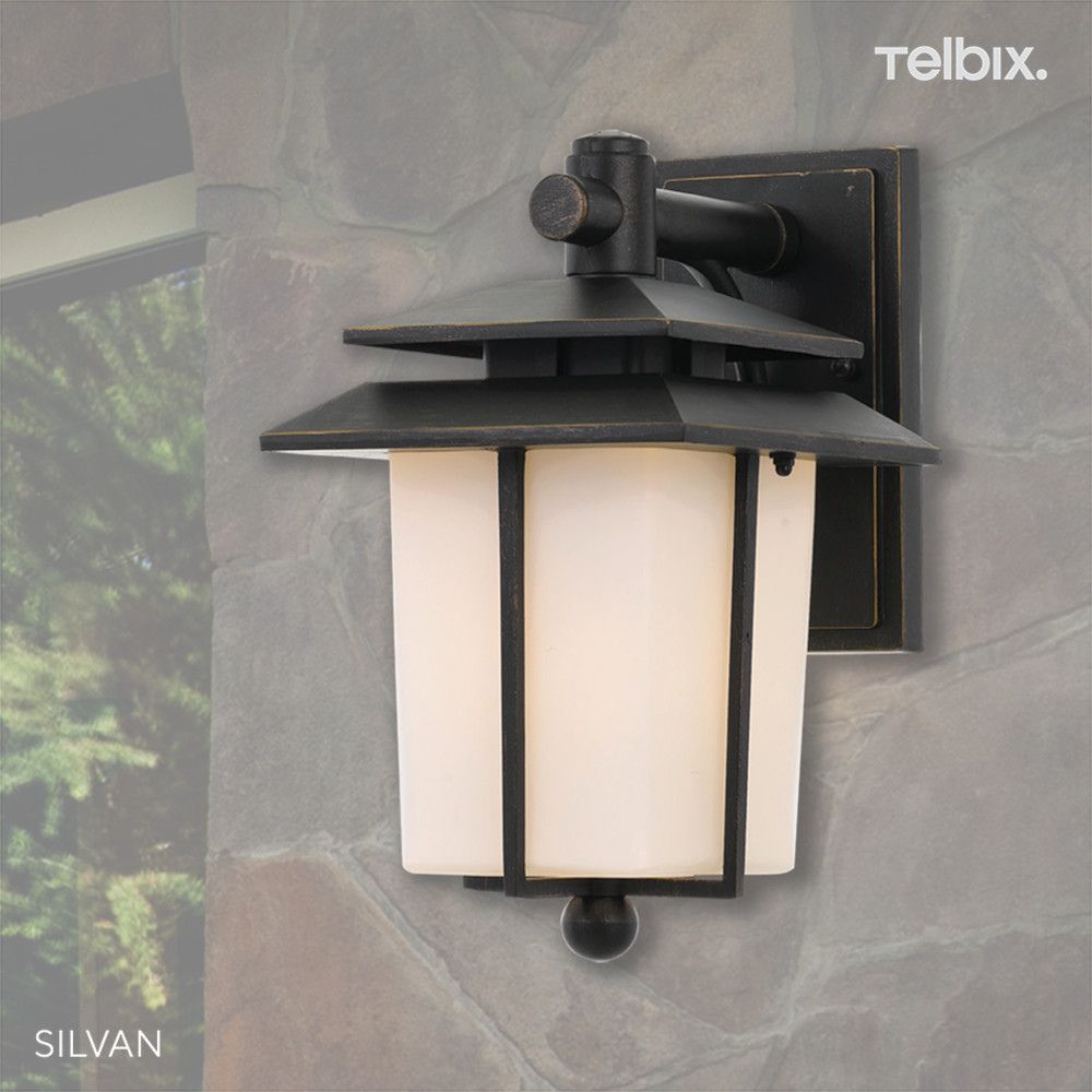 Telbix SILVAN - Modern Exterior Wall Coach Light IP44-Telbix-Ozlighting.com.au