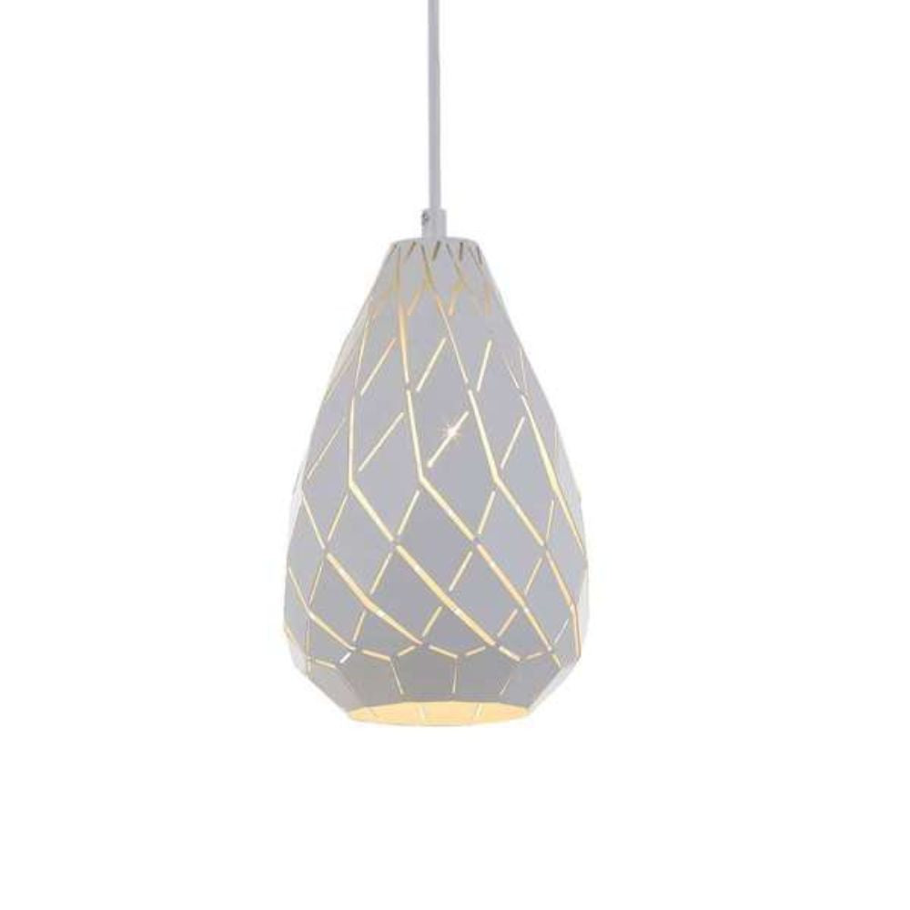 Telbix SIMON 15 - 1 Light Pendant - White-Telbix-Ozlighting.com.au