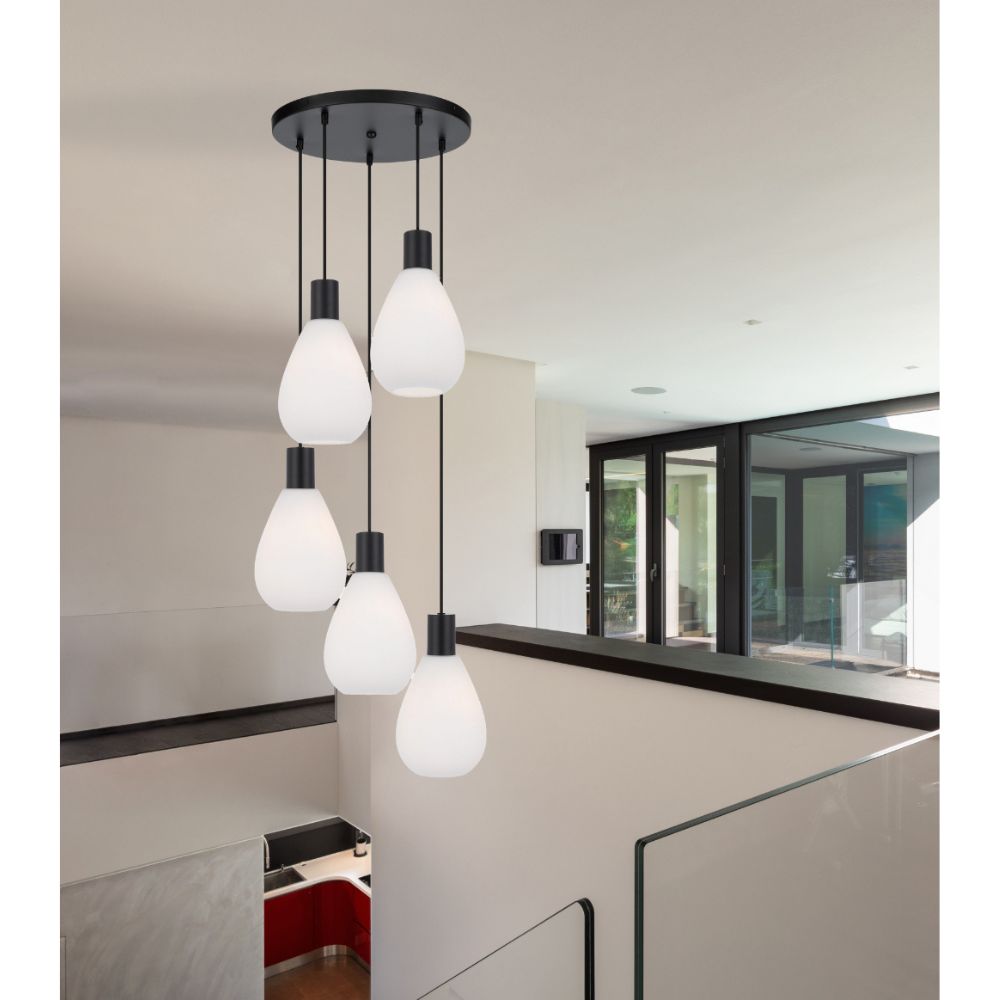 Telbix TRESOR - 5 Light Pendant-Telbix-Ozlighting.com.au