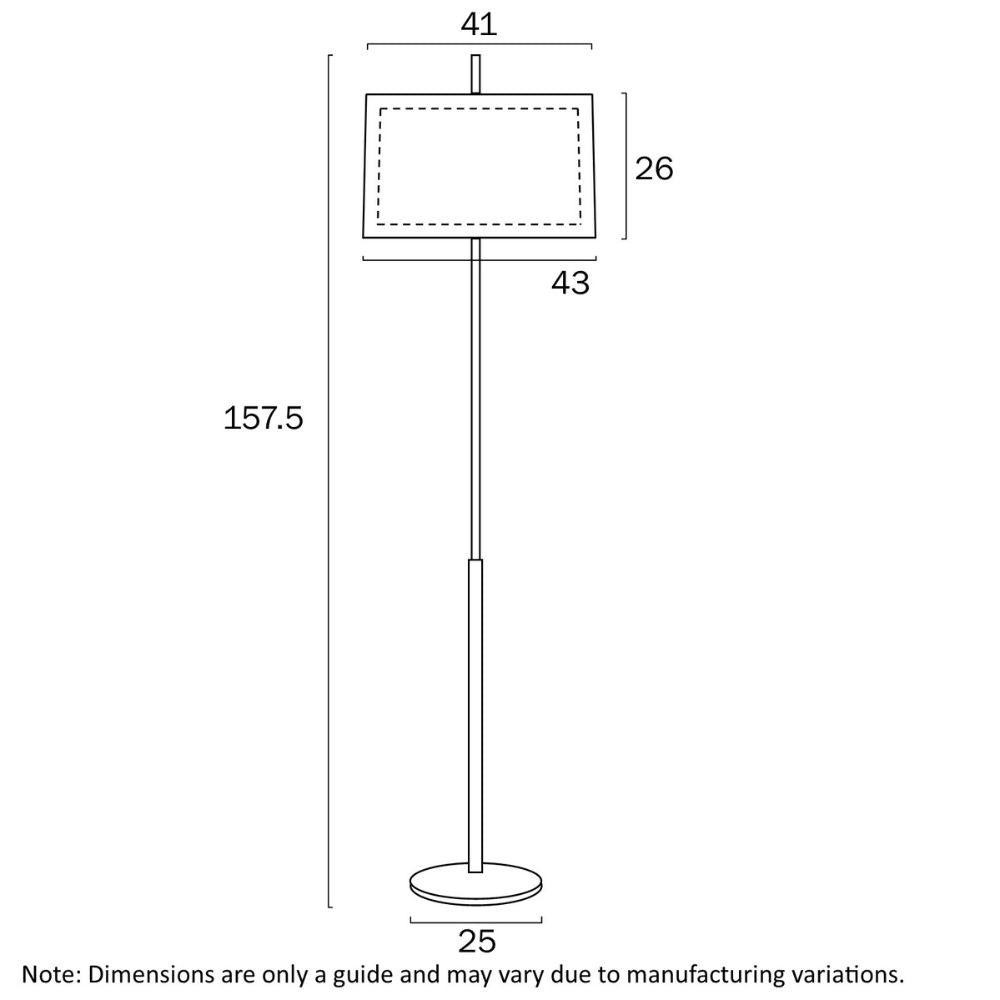 Telbix VALE - 25W Floor Lamp-Telbix-Ozlighting.com.au