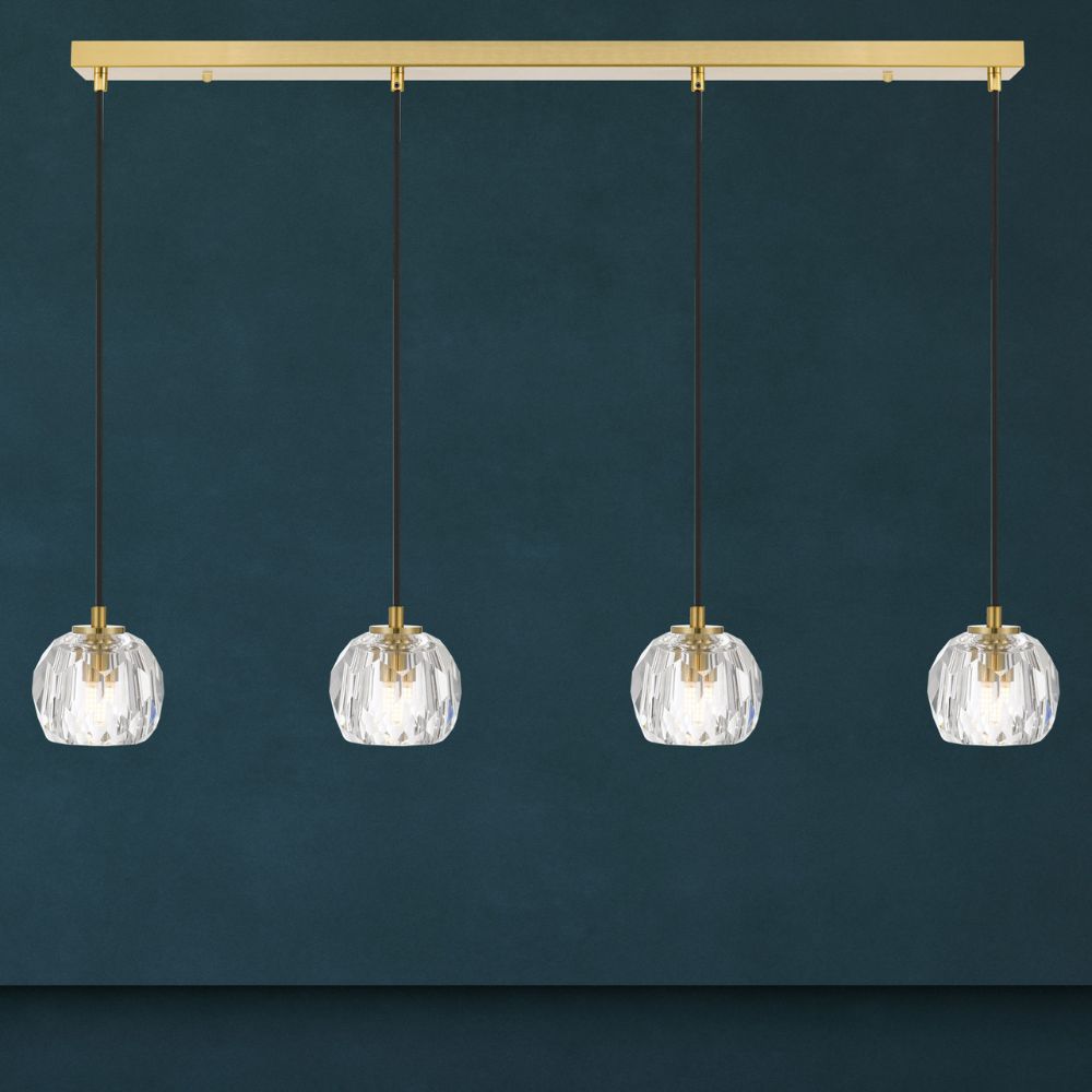 Telbix ZAHA LED Pendant - 12W, Replaceable G9 4 Light Bar, 3000K-Telbix-Ozlighting.com.au