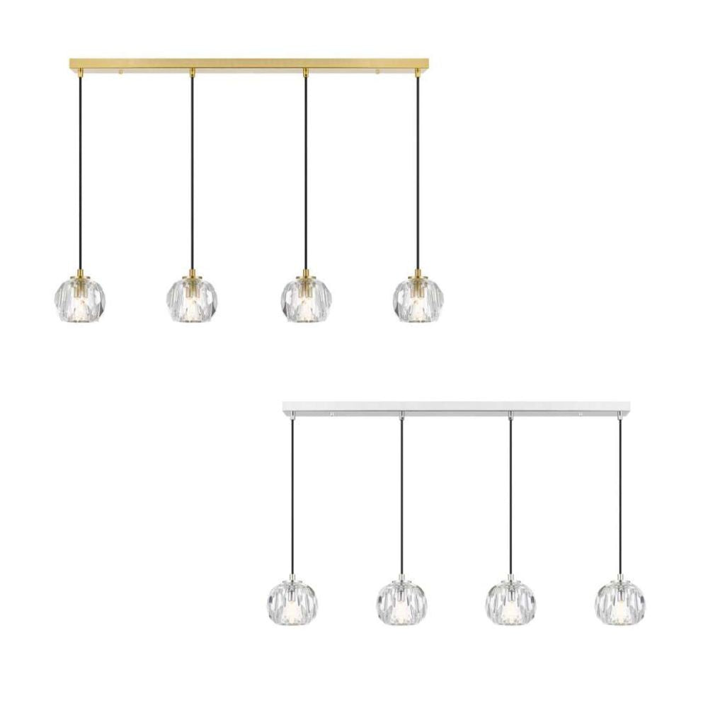 Telbix ZAHA LED Pendant - 12W, Replaceable G9 4 Light Bar, 3000K-Telbix-Ozlighting.com.au