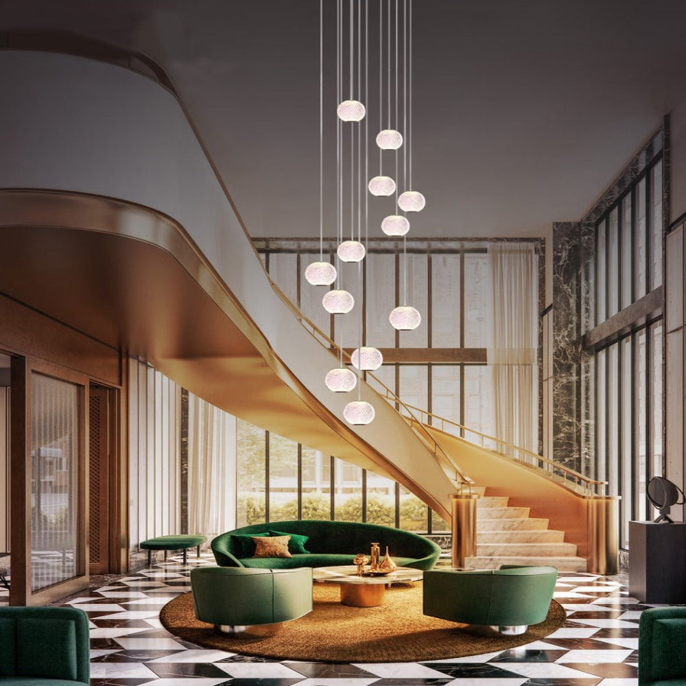 Vencha LANGDON LED Pendant Light - 1/3/4/8/15, Range IP20-Vencha-Ozlighting.com.au