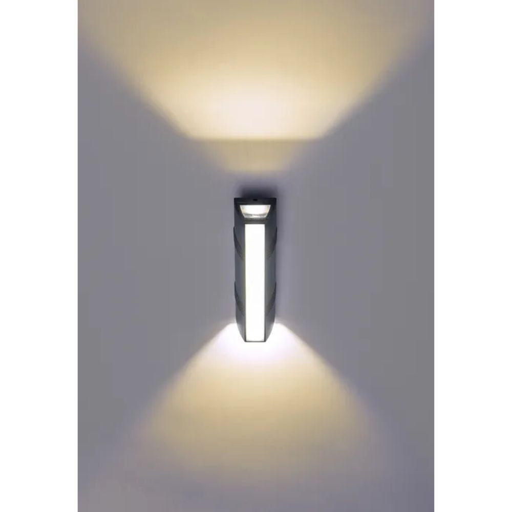 Vencha SABER - 10W/16W LED 155mm/220mm Modern Exterior Up/Down Wall Light IP54-Vencha-Ozlighting.com.au