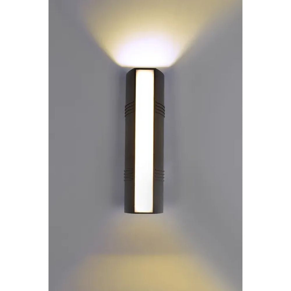 Vencha SABER - 10W/16W LED 155mm/220mm Modern Exterior Up/Down Wall Light IP54-Vencha-Ozlighting.com.au