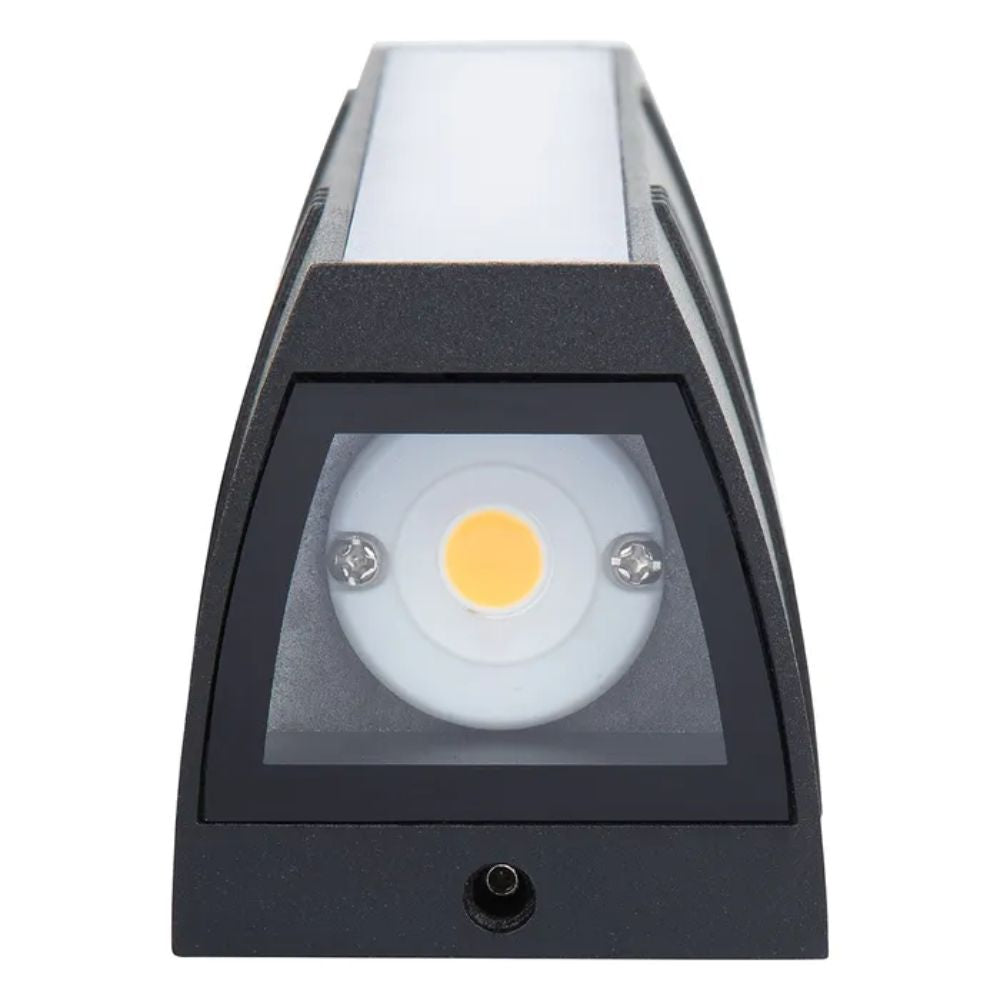 Vencha SABER - 10W/16W LED 155mm/220mm Modern Exterior Up/Down Wall Light IP54-Vencha-Ozlighting.com.au