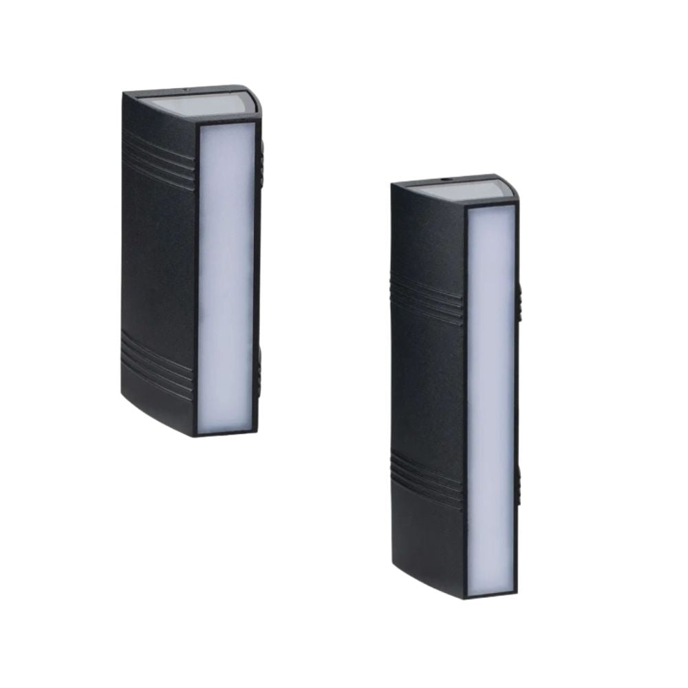 Vencha SABER - 10W/16W LED 155mm/220mm Modern Exterior Up/Down Wall Light IP54-Vencha-Ozlighting.com.au