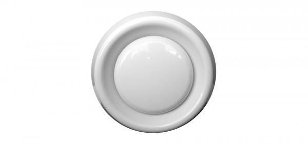 Ventair AIR-VENT-CEILING Vent - 100/125/150/200mm Adjustable White Round Interior-Ventair-Ozlighting.com.au
