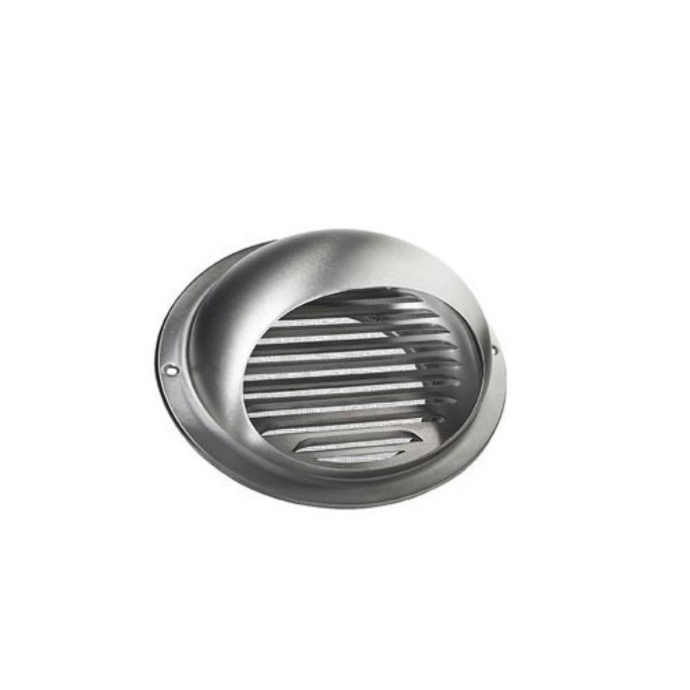 Ventair AIR-VENT-GRILLE-HOOD Outdoor Grille - Silver Hooded, 150mm-Ventair-Ozlighting.com.au