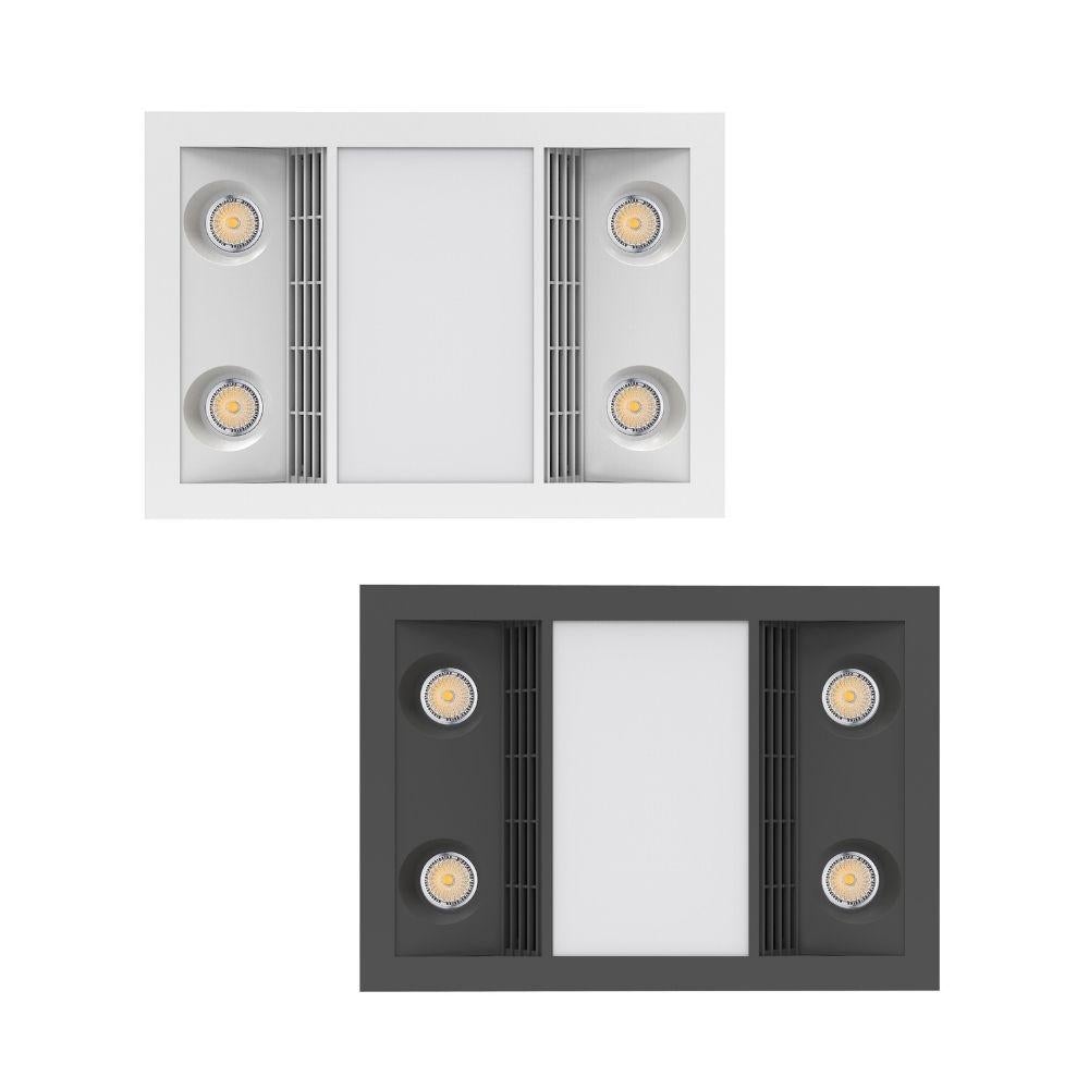 Ventair CAPRI Bathroom Heater - 3-in-1, LED Light and Exhaust Fan Unit-Ventair-Ozlighting.com.au