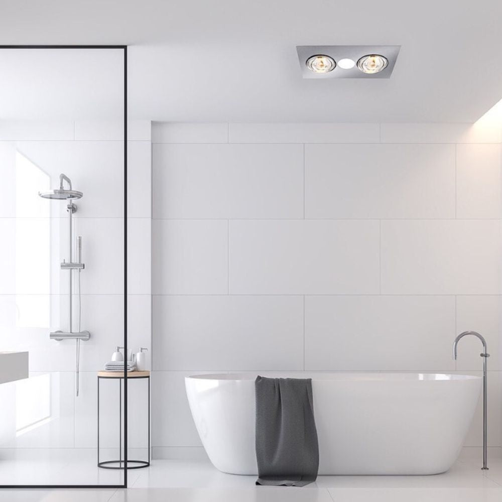 Ventair MYKA-2 Bathroom Heater - 3-in-1 Slimline, Light & Exhaust Unit-Ventair-Ozlighting.com.au