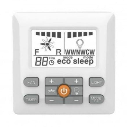 Ventair SKYFAN-LCD-WALL Wall Control - LCD, to Suit SKYFAN-DC-LIGHT Model Only-Ventair-Ozlighting.com.au