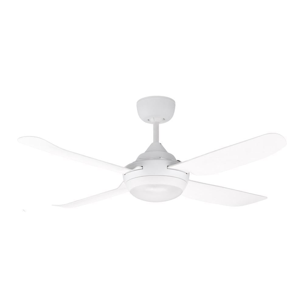 Ventair SPINIKA-52-LIGHT AC Ceiling Fan - 4 Blade 1300mm 52", 20W Colour Changeable LED Light-Ventair-Ozlighting.com.au