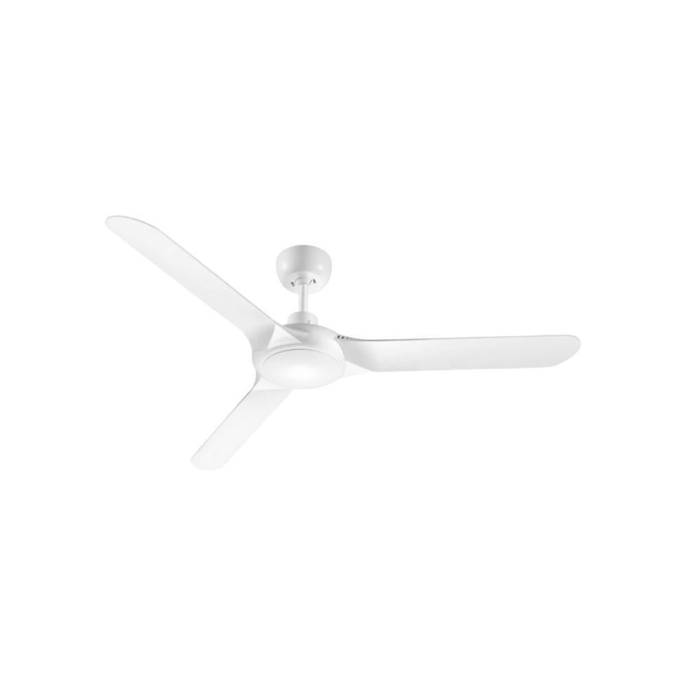 Ventair SPYDA-56-LIGHT AC Ceiling Fan - 3 Blade 1400mm 56" Fully Moulded PC, 20W LED Light-Ventair-Ozlighting.com.au