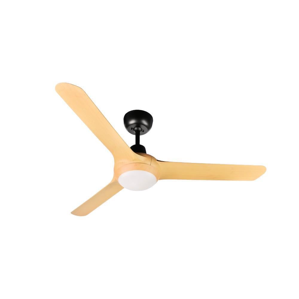 Ventair SPYDA-56-LIGHT AC Ceiling Fan - 3 Blade 1400mm 56" Fully Moulded PC, 20W LED Light-Ventair-Ozlighting.com.au