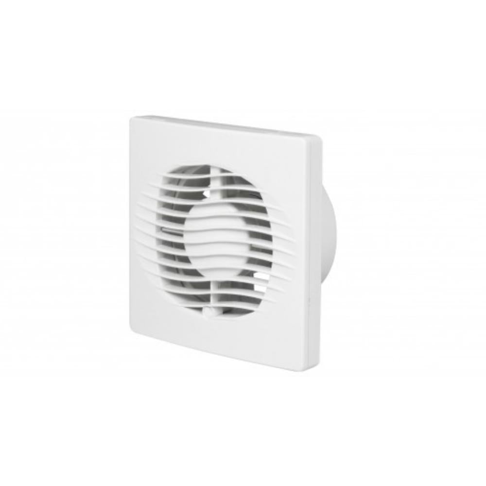 Ventair WALL-FAN-100/125/150 - All Purpose 100/125/150mm Wall Exhaust Fan With Optional Inbuilt Timer-Ventair-Ozlighting.com.au