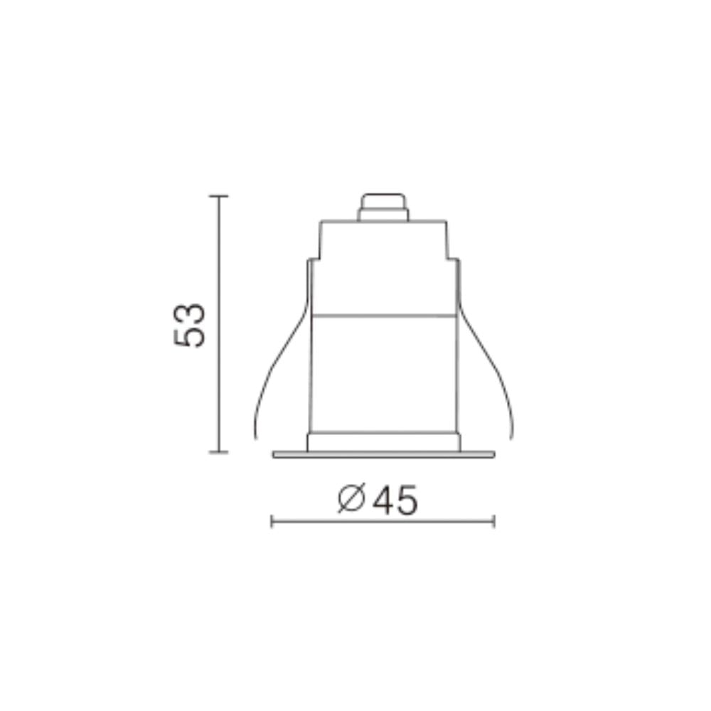 Vibe 370 Series 3W Downlight Trim Only-Vibe Lighting-Ozlighting.com.au