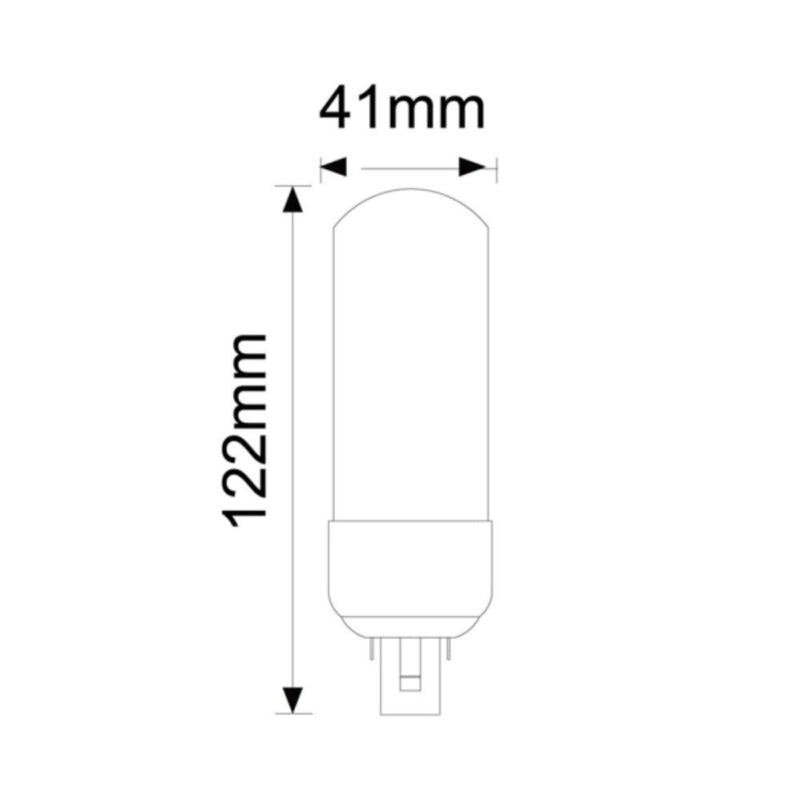 Vibe - 8W 2-PIN LED Globe - G24-Ozlighting-Ozlighting.com.au