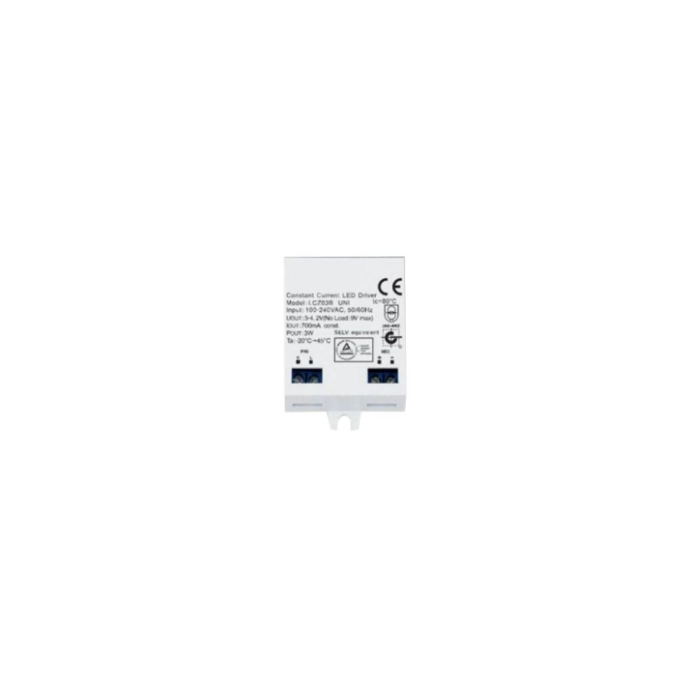 Vibe DRIVER-700mA LED Driver - 3W for LED 700mA with Screw Terminal-Vibe Lighting-Ozlighting.com.au