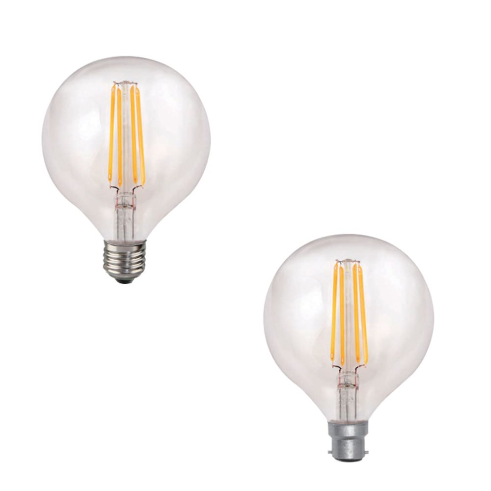 Vibe GLOBE G125 ECO 7W LED Dimmable G125 Spherical Shape Filament Ozlighting