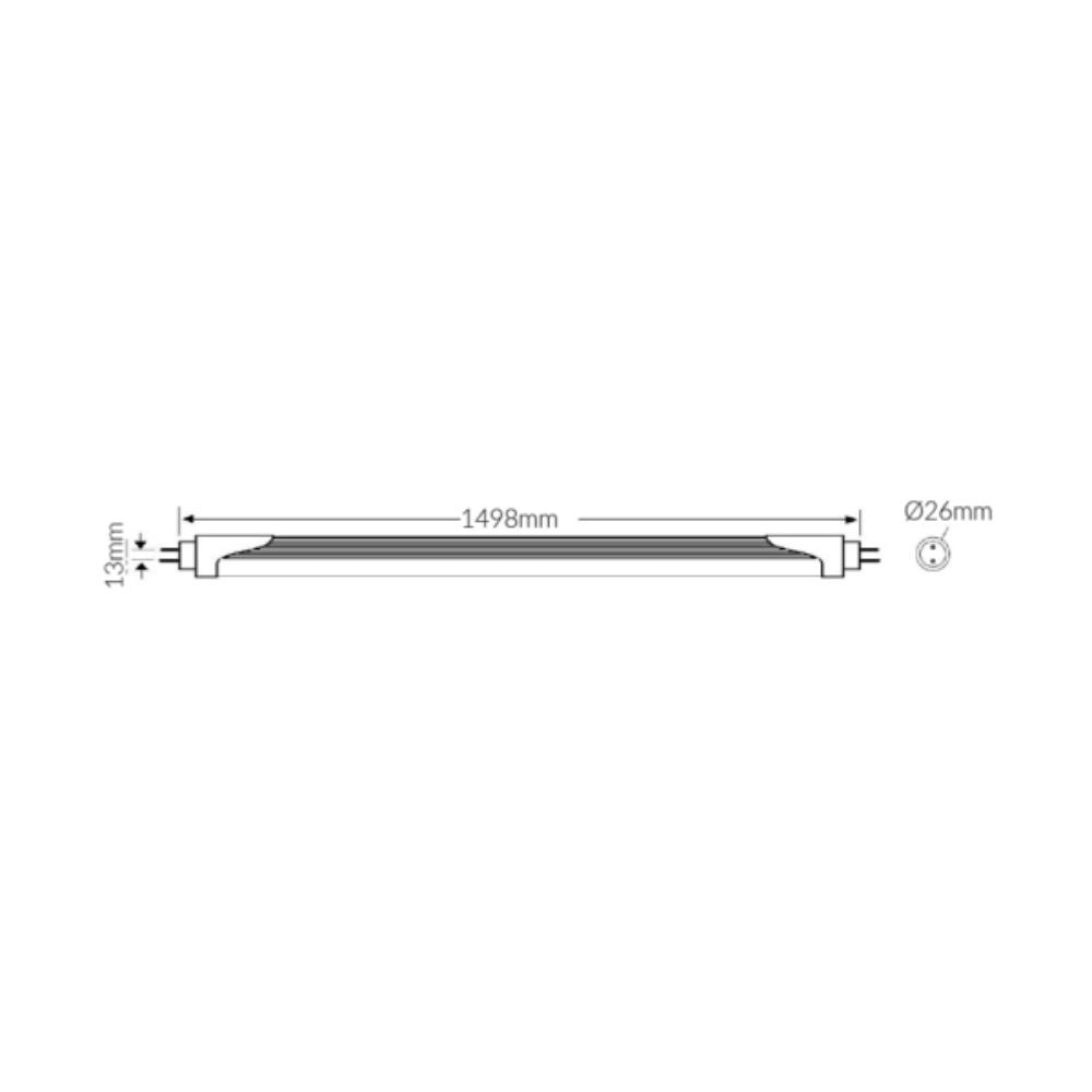 Vibe TUBE-T8-MEAT LED Tube - 5FT, Pink, Red-Vibe Lighting-Ozlighting.com.au