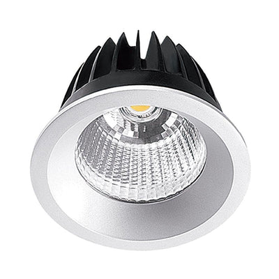 Vibe VBLDL-195 - 25W LED Round Commercial Shop Light Downlight IP54 - 3000K-Vibe Lighting-Ozlighting.com.au