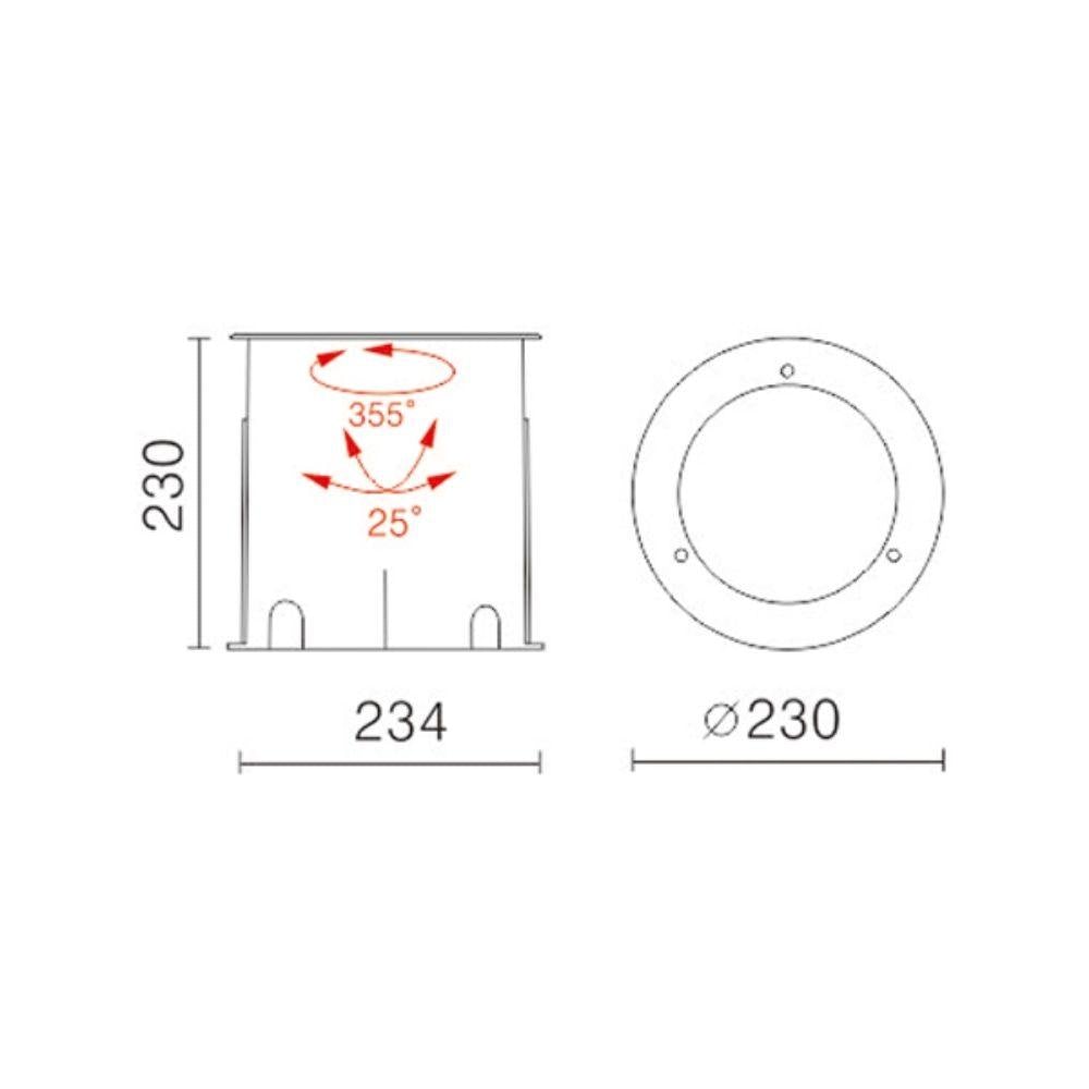 Vibe VBLUP LED Deck Light - IP67 - DRIVER REQUIRED-Vibe Lighting-Ozlighting.com.au
