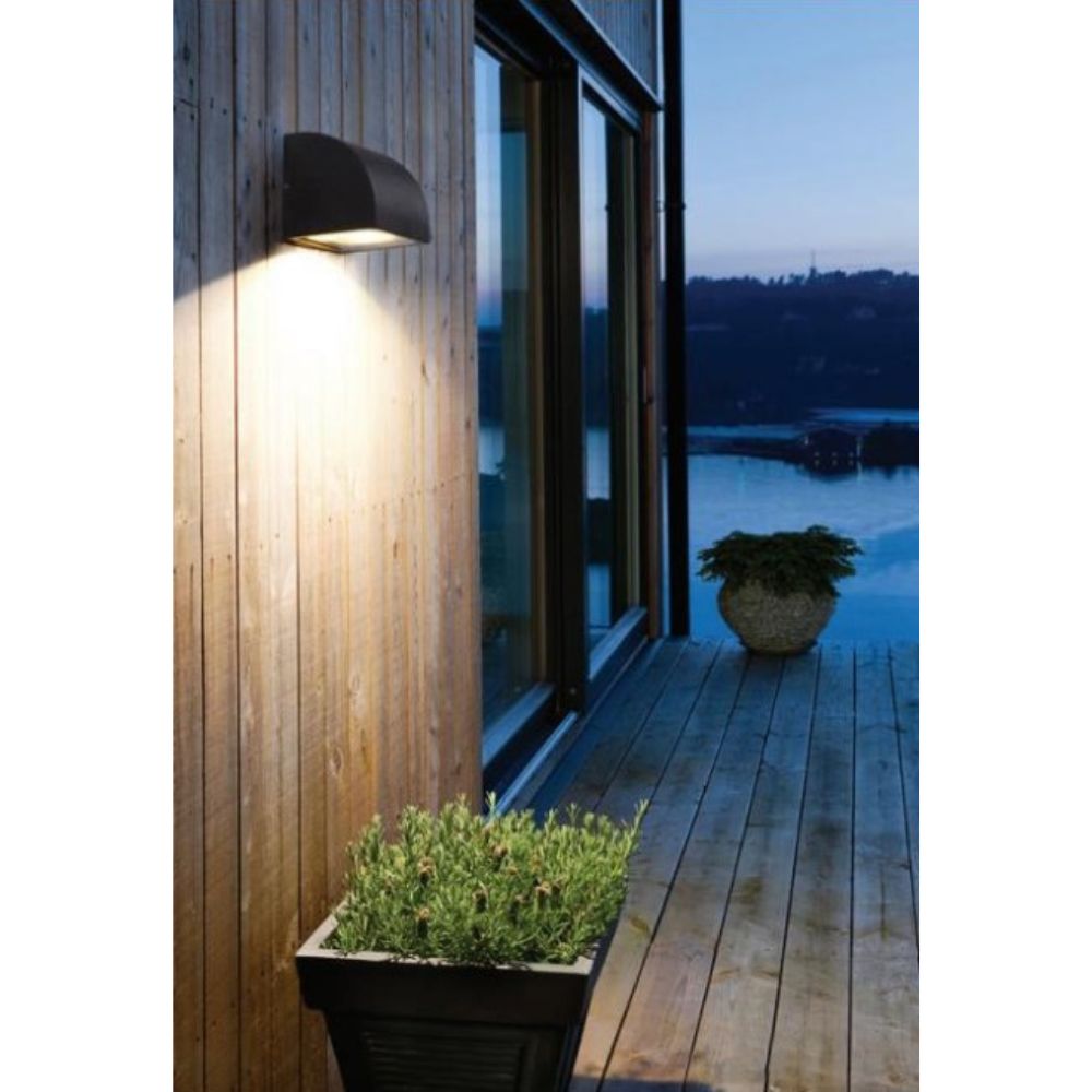 Vibe VBLWL-303 - 12W LED Exterior Wedge Down Only Wall Light IP65-Vibe Lighting-Ozlighting.com.au