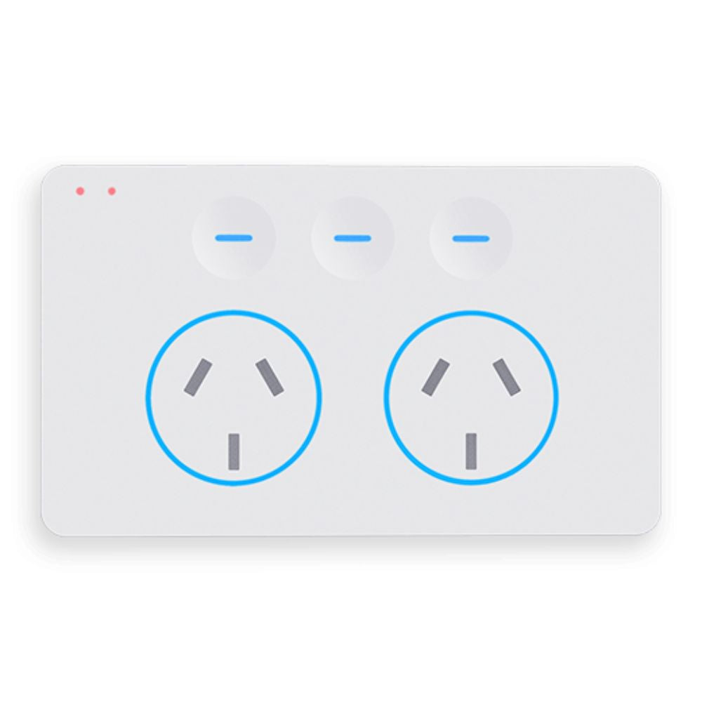iKEON CLASSIC DUET/+ - Double Powerpoint With/Without Switch Twin Socket GPO-iKEON-Ozlighting.com.au
