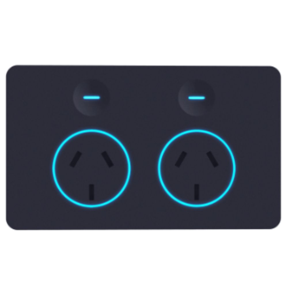 iKEON CLASSIC DUET/+ Powerpoint - Double, with/Without Switch Twin Socket GPO-iKEON-Ozlighting.com.au