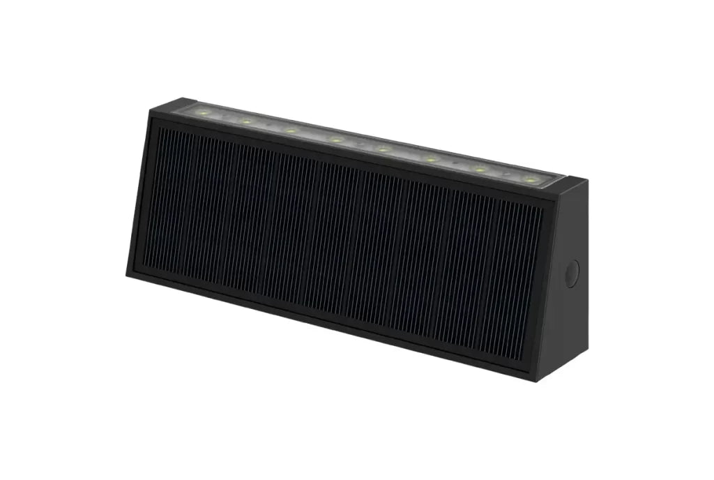 Aluxium DUAL-RAY Up/Down Solar Wall Light - 700lm 4000K IP44-Aluxium-Ozlighting.com.au