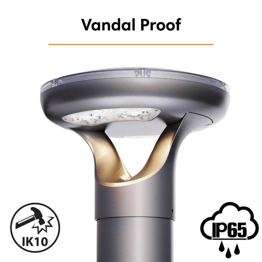 Aluxium LIORA Solar Bollard-Ozlighting-Ozlighting.com.au